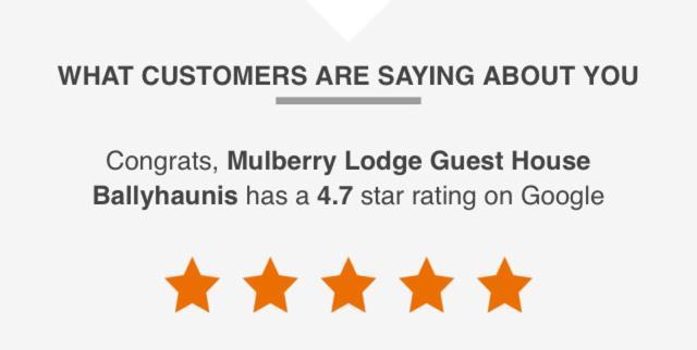 Mulberry Lodge Guest House Ballyhaunis Esterno foto