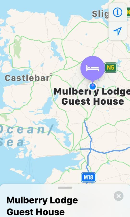 Mulberry Lodge Guest House Ballyhaunis Esterno foto